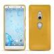 Funda de piel Sony Xperia XZ2 - Jaune soulèu