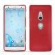 Sony Xperia XZ2 leather cover - Rouge troupelenc