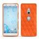 Funda de piel Sony Xperia XZ2 - Orange fluo - Couture