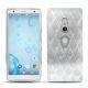 Custodia in pelle Sony Xperia XZ2 - Platinium - Couture