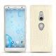 Capa em pele Sony Xperia XZ2 - Crocodile milk