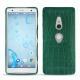 Sony Xperia XZ2 leather cover - Crocodile pino