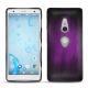 Sony Xperia XZ2 leather cover - Violet Patine