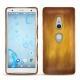 Coque cuir Sony Xperia XZ2 - Doré Patine