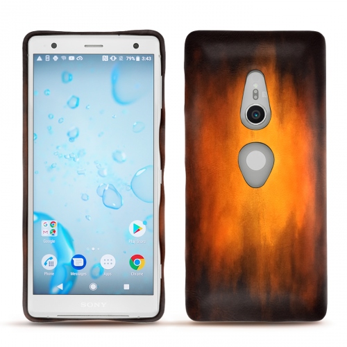 Custodia in pelle Sony Xperia XZ2Fauve Patine