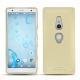 Lederschutzhülle Sony Xperia XZ2 - Beige PU