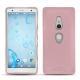 Capa em pele Sony Xperia XZ2 - Rose PU