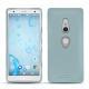 Sony Xperia XZ2 leather cover - Bleu Ciel PU