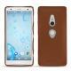 Coque cuir Sony Xperia XZ2 - Marron PU