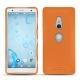 Custodia in pelle Sony Xperia XZ2 - Orange PU