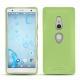 Coque cuir Sony Xperia XZ2 - Vert olive PU