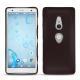 Funda de piel Sony Xperia XZ2 - Marron envoûtant