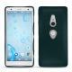 가죽 커버 Sony Xperia XZ2 - Vert séduisant