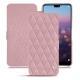 Huawei P20 Pro leather case - Rose - Couture ( Nappa - Pantone 2365C ) 