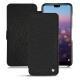Huawei P20 Pro leather case - Ebène ( Sleek P C12 - Black ) 