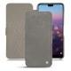 Huawei P20 Pro leather case - Acier vintage ( Pantone 403C ) 