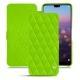 Housse cuir Huawei P20 Pro - Vert fluo - Couture