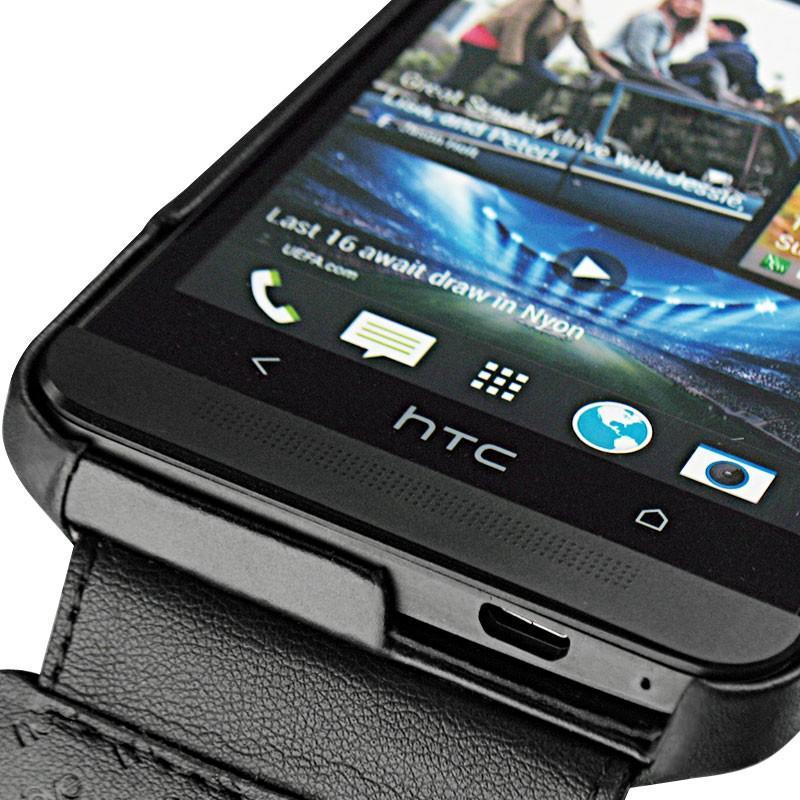 Custodia in pelle HTC One 