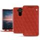 Capa em pele Nokia 8 Sirocco - Papaye - Couture ( Pantone 180C ) 