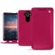 Housse cuir Nokia 8 Sirocco - Rose fluo
