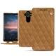 Custodia in pelle Nokia 8 Sirocco - Castan esparciate - Couture