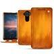 Lederschutzhülle Nokia 8 Sirocco - Orange Patine