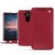 Housse cuir Nokia 8 Sirocco - Rouge passion
