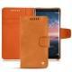 Nokia 8 Sirocco leather case - Mandarine vintage ( Pantone 165C ) 