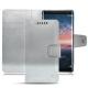 Nokia 8 Sirocco leather case - Platinium ( Pantone 877C ) 