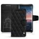 硬质真皮保护套 Nokia 8 Sirocco - Negre poudro - Couture