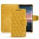 Lederschutzhülle Nokia 8 Sirocco - Jaune soulèu - Couture