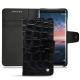 Nokia 8 Sirocco leather case - Crocodile nero