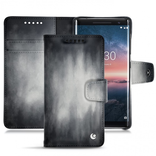 レザーケース Nokia 8 SiroccoGris Patine