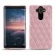Custodia in pelle Nokia 8 Sirocco - Rose - Couture ( Nappa - Pantone 2365C ) 