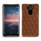 レザーケース Nokia 8 Sirocco - Marron - Couture ( Nappa - Pantone 1615C ) 