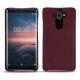 Lederschutzhülle Nokia 8 Sirocco - Lie de vin ( Pantone 5115C ) 