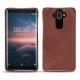 Coque cuir Nokia 8 Sirocco - Passion vintage ( Glutton - Red ) 