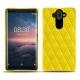 Coque cuir Nokia 8 Sirocco - Jaune fluo - Couture
