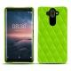 Coque cuir Nokia 8 Sirocco - Vert fluo - Couture