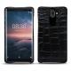 Capa em pele Nokia 8 Sirocco - Crocodile nero
