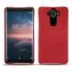 Funda de piel Nokia 8 Sirocco - Rouge troupelenc