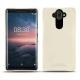 Custodia in pelle Nokia 8 Sirocco - Blanc PU