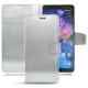 Housse cuir Nokia 7 Plus - Platinium ( Pantone 877C ) 
