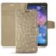 Funda de piel Nokia 7 Plus - Autruche desert