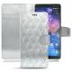 Housse cuir Nokia 7 Plus - Platinium - Couture