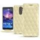 Housse cuir Nokia 7 Plus - Beige - Couture ( Nappa - Pantone 7502C ) 