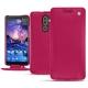 Funda de piel Nokia 7 Plus - Rose fluo