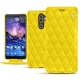 Nokia 7 Plus leather case - Jaune fluo - Couture
