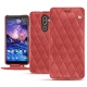 Housse cuir Nokia 7 Plus - Cerise vintage - Couture