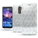 Capa em pele NNokia 7 Plus - Platinium - Couture